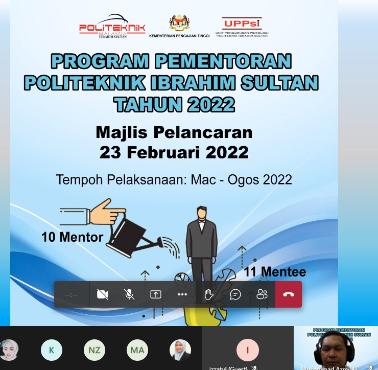 Program Pementoran Politeknik Ibrahim Sultan Tahun 2022